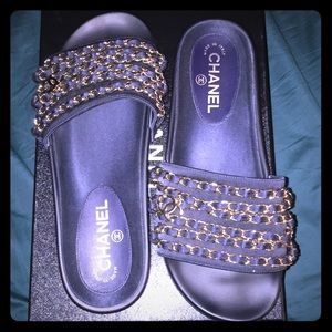 Authentic Chanel Mules